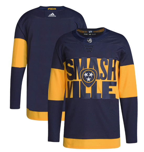 Men's Nashville Predators Blank 2022 Navy Stadium Series Breakaway Player Stitched Jersey Men's Nashville Predators Blank 2022 Navy Stadium Series Breakaway Player Stitched Jersey